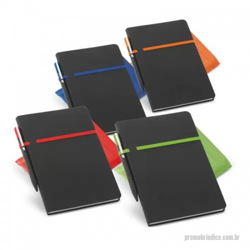 Moleskine personalizado - Moleskine em Couro sintético com 96 folhas não pautadas