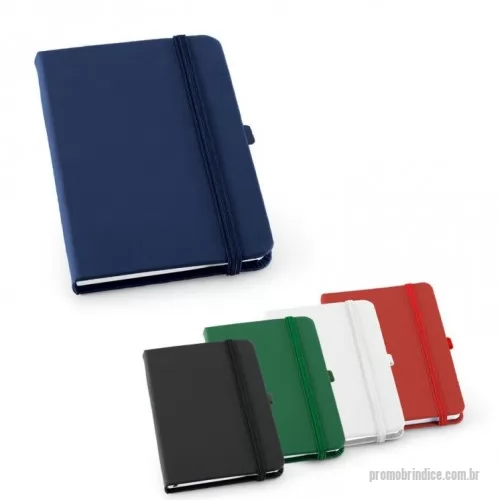 Moleskine personalizado - Caderno A6 com capa dura em c. sintético e 80 folhas pautadas. 90 x 140 mm (Preto, Azul, Vermelho, Branco, Verde e Laranja