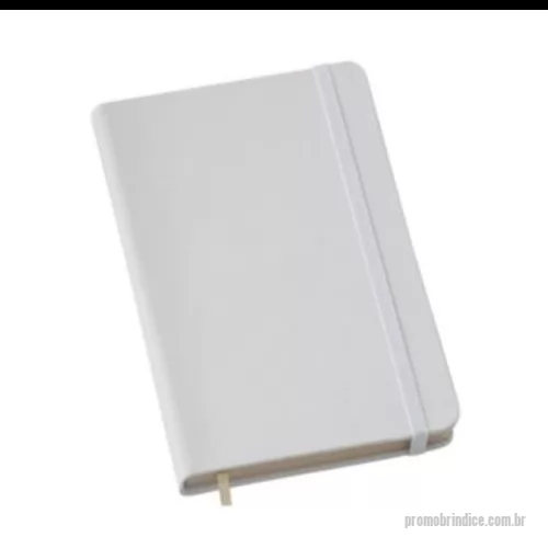 Moleskine personalizado - Caderneta tipo moleskine  Branca com pauta, formato 10x15cm, 80 folhas com pauta, Capa de couro sintetico emborrachado - com elastico 