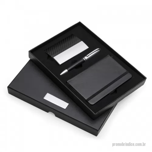 Moleskine personalizado - Kit Executivo 3 Peças