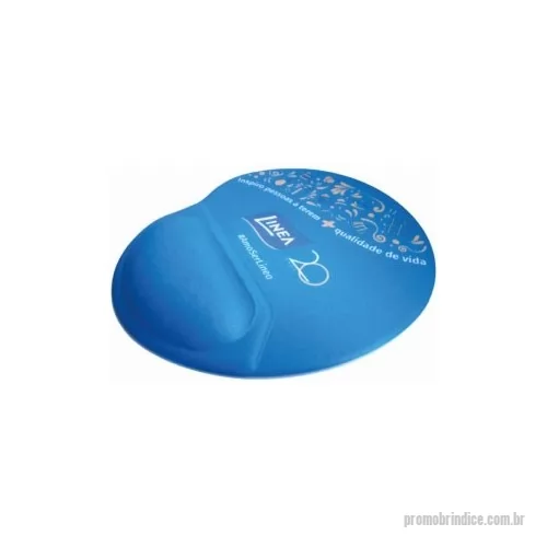 Mouse pad ergonômico personalizado - Mouse pad ergonômico personalizado formato gota 22,5 x 26 cm, impressão sublimática - cromia - direto no tecido 100% poliéster. Base de borracha de PVC Preto - Antiderrapante. 