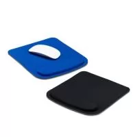 Mouse pad ergonômico em poliéster com apoio para o punho em espuma e base em EVA.  Altura :  23 cm  Largura :  21 cm