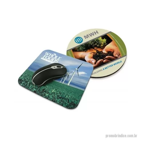 Mouse pad personalizado - De baixo custo e grande aderência junto ao público, o mouse pad para brindes tem ótima área para personalização de logomarca através de gravação off set. Disponível nos formatos redondo ou retangular e confeccionado em PVC de alta qualidade, o mouse 