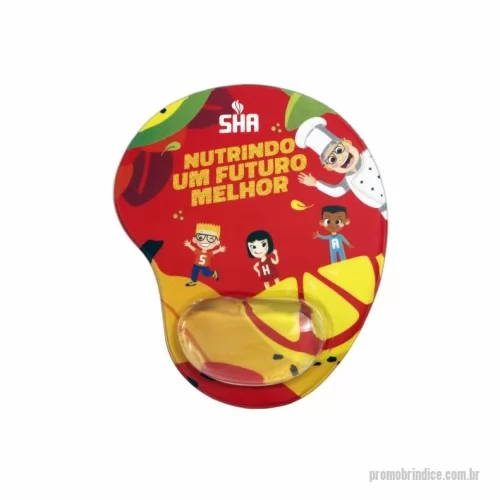 Mouse pad personalizado - Mouse pad ergonômico, medindo 21X25cm personalizado