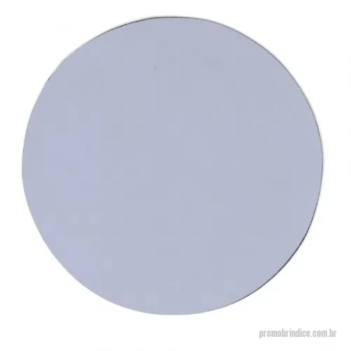 Mouse pad personalizado - Mouse pad neoprene formato circular com parte inferior emborrachada antideslizante.