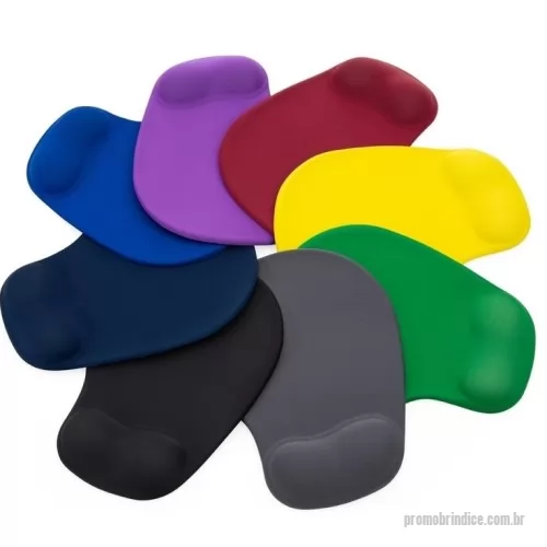 Mouse pad personalizado - Mouse Pad ergonômico de neoprene com apoio de silicone para o punho.(Temos Opção 100% Personalizado) Parte inferior revestida com silicone antiderrapante.  Largura :  19,1 cm  Comprimento :  23,4 cm  Espessura :  0,3 cm