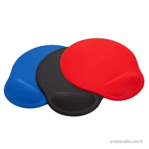 Mouse pad personalizado - Mouse pad ergonômico em Neoprene, apoio de espuma ergonômica para o punho e base com textura antiderrapante.