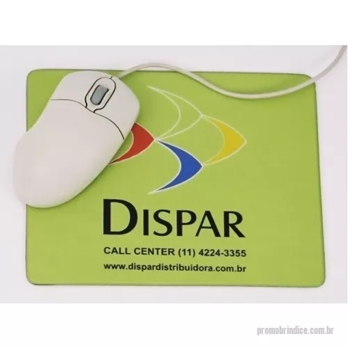 Mouse pad personalizado - mouse pad impresso em duplex 250 off-set, com aplicação de vinil texturizado em sua superficie e latex preto de 2,5mm em sua base, cortado no formato de 23 x18cm e embalado individualmente.