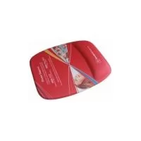 Mouse pad ergonômico personalizado formato retangular 18,5 x 23,5 cm, impressão sublimática - cromia - direto no tecido 100% poliéster. Base de borracha de PVC Preto - Antiderrapante. 