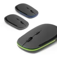 Mouse wireless 2.4g. Em abs com acabamento emborrachado. Incluso 2 pilhas aaa.