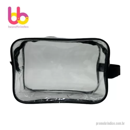 Necessaire em Pvc personalizado - NECESSAIRE MATERIAL: CRISTAL 020 MEDIDA: 22X15X8,5 CM