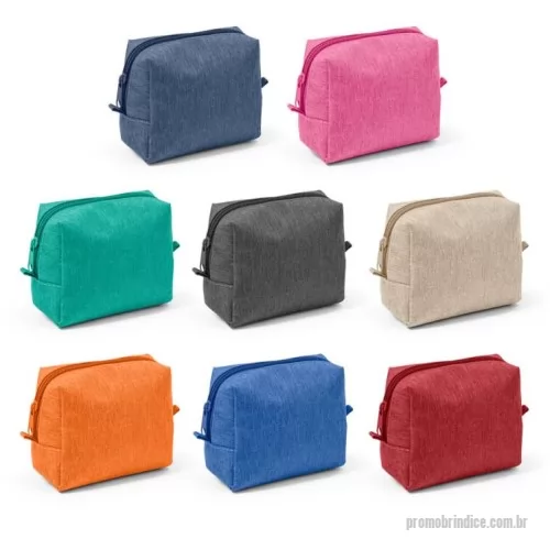 Nécessaire personalizado - Bolsa para cosméticos em 300D de alta densidade. 130 x 110 x 65 mm