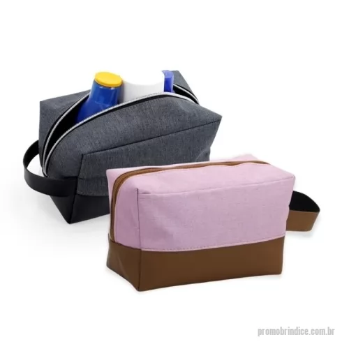 Nécessaire personalizado - Nécessaire Nylon para Brindes Personalizados