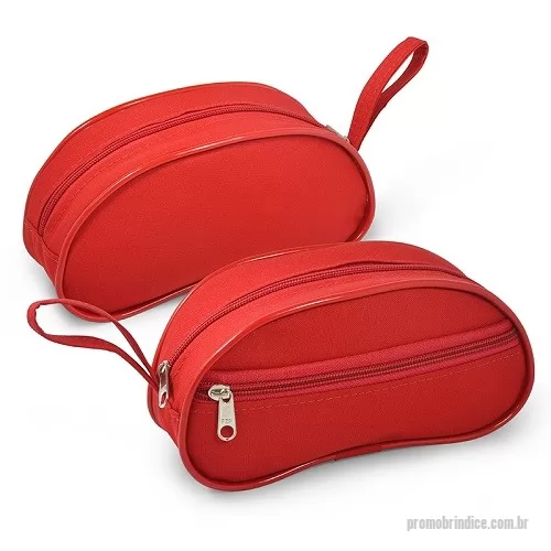 Nécessaire personalizado - Nécessaire Tecido com Bolso Frontal