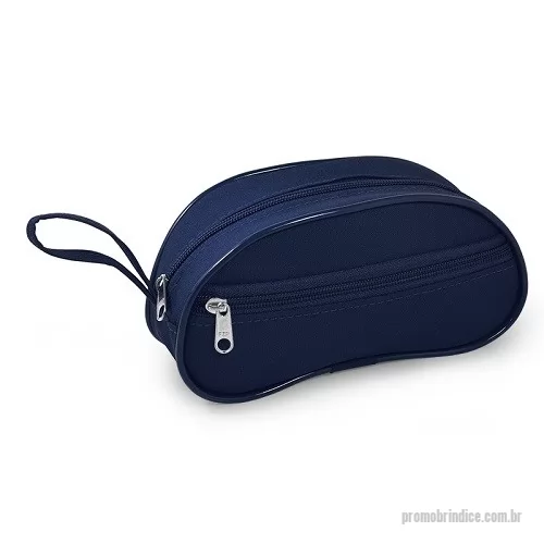 Nécessaire personalizado - Nécessaire Tecido com Bolso Frontal