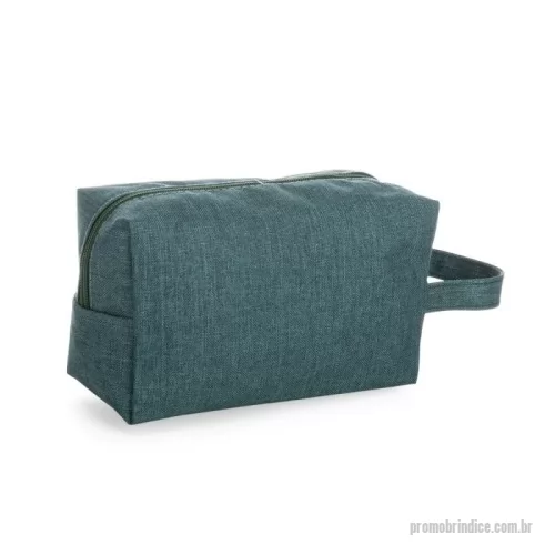 Nécessaire personalizado - Necessaire de nylon disponível em várias cores. Possui alça lateral e parte interna com forro de poliéster. É um excelente produto para divulgar a sua Marca!