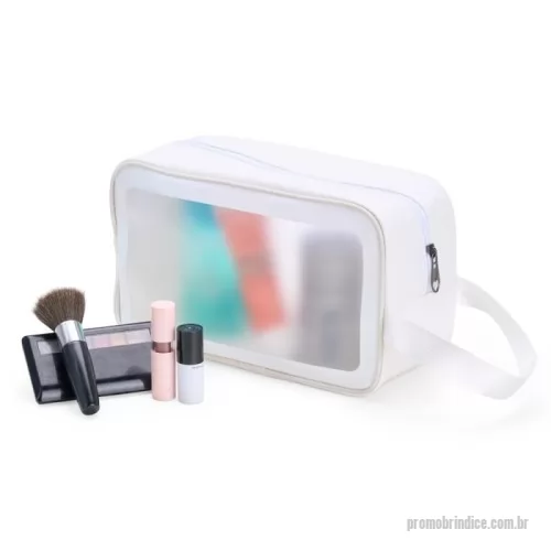 Nécessaire personalizado - Nécessaire de PVC e PU resistente à água.