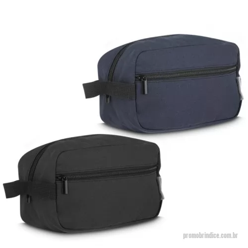 Nécessaire personalizado - Nécessaire em algodão reciclado. Dimensão Produto: 13x24x11cm (AxLxP) Peso do Produto: 0,102 kg Volume: 3L