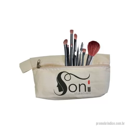Nécessaire personalizado - Necessaire ecológica com zíper, prática e sustentável