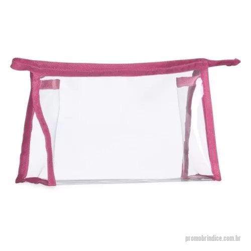 Nécessaire personalizado - Deixe tudo mais organizado com o nosso nécessaire! Feito em plástico impermeável, detalhes em nylon, e fechamento em zíper, é uma opção versátil para transportar desde medicamentos até cosméticos, ou bijuterias. E tudo fica muito bem protegidas dentro de mochilas, bolsas ou malas maiores, tornando-o extremamente útil para qualquer viagem, seja ela longa ou curta.