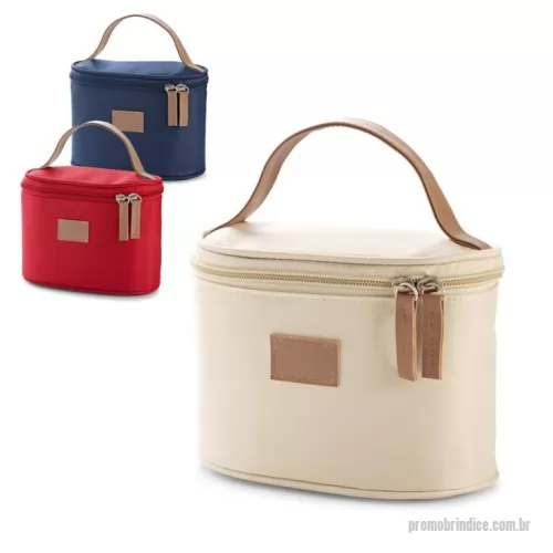 Nécessaire personalizado - Nécessaire Personalizado 92715 com sua logomarca. 20 anos ajudando a cotar Brindes Promocionais com várias empresas num único clique. Bolsa de cosméticos em microfibra com detalhe em c. sintético e zíper duploBolsa de cosméticos em microfibra com detalhe em c. sintético e zíper duploNécessaire Personalizado, 179172, Bets Brindes. Clique e Cote no Portal PromoBríndice!