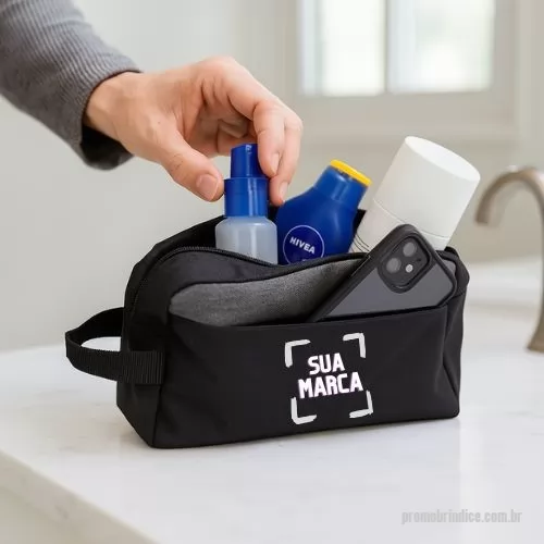 Nécessaire personalizado - Necessaire com dois Bolsos produção própria. Produzimos em qualquer cor, inclusive com o logotipo da empresa 