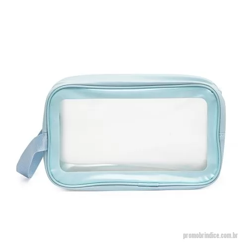 Nécessaire personalizado - Nécessaire de PVC e PU resistente à água.