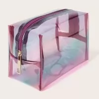 Necessaire Feminina Viagem Bolsa Organizadora Com Divisória, para maquiagens e utensílios pequenos 