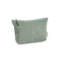 Bolsa multifunções em 70% algodão reciclado e 30% poliéster reciclado (140 g/m²). Interior com forro 100% algodão