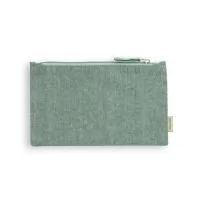 Bolsa multifunções em 70% algodão reciclado e 30% poliéster reciclado (140 g/m²). Interior com forro 100% algodão