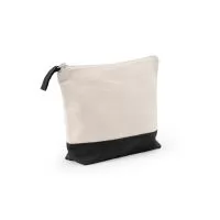 Necessaire para cosméticos 100% algodão (340 g/m²) bicolor. Disponível numa variada gama de cores.
