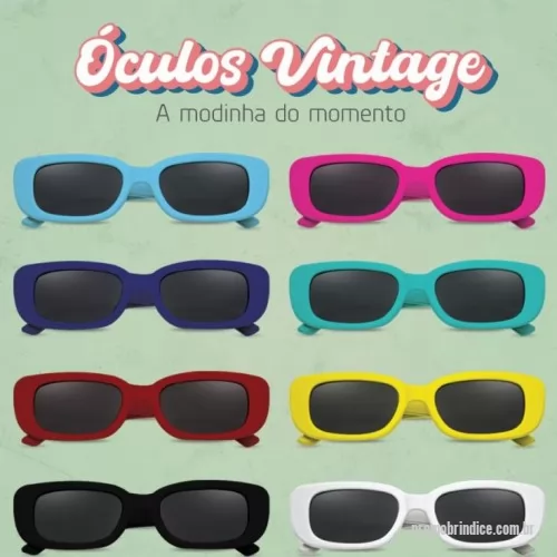 Óculos de sol personalizados - Óculos de sol ou óculos com lente transparente . Lentes com proteção de 400 UV. Diversas cores.