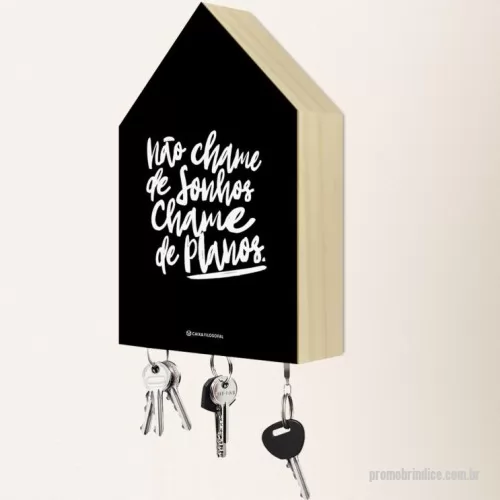 Organizador de chaves personalizado - Porta-chaves personalizado com frases a escolher e logo. Com 3 super ímãs. Não são ganchos. 