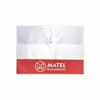 Pasta Malote com botão - PVC - Medida: 37x27