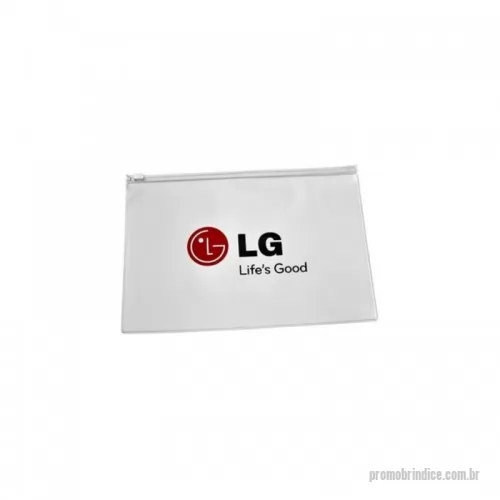 Pasta zip zap personalizada - Pasta de pvc cristal transparente com fechamento zip zap personalizada