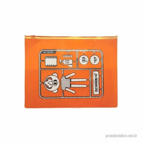 Pasta zip zap personalizada - Pasta zipzap personalizada - PVC - Medida: 29x23