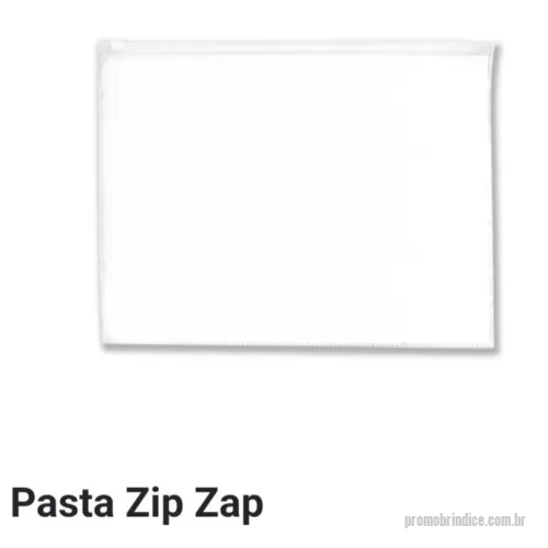 Pasta zip zap personalizada - Pasta Zip Zap em PVC - Formato 270x370mm