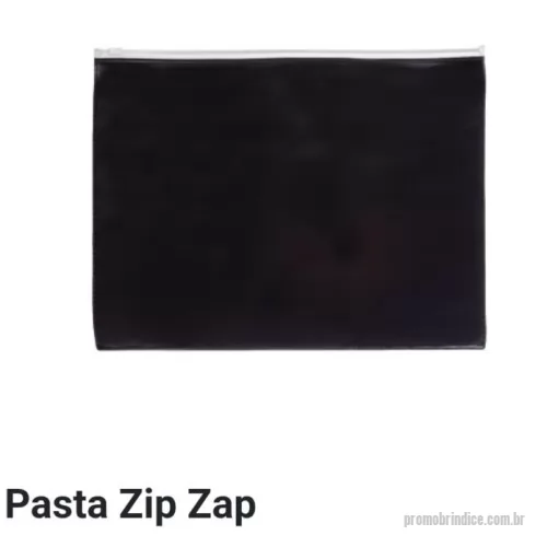 Pasta zip zap personalizada - Pasta Zip Zap em PVC - Formato 270x370mm