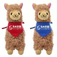 Lhama em Pelucia com Bandana Personalizada.