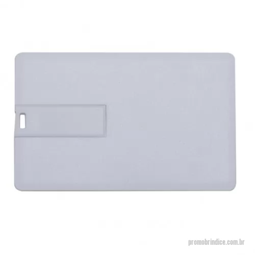 Pen Card personalizado - Pen card formato cartão, suporte para memória COB inclinável quando pressionado. Ideal para montar um Pen Card, material em plástico resistente, acabamento frontal liso e parte traseira com relevo do suporte. 4GB, 8GB, 16GB, 32GB, 64GB.