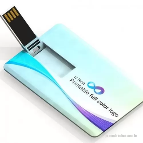 Pen Card personalizado - Pen drive em formato cartão, suporte para memória COB inclinável quando pressionado. Ideal para montar um Pen Card, material em plástico resistente, acabamento frontal liso e parte traseira com relevo do suporte. Pode ser personalizado frente e verso com a  imagem que desejar. Disponível nas capacidades de 4gb, 8gb, 16gb, 32gb ou 64gb