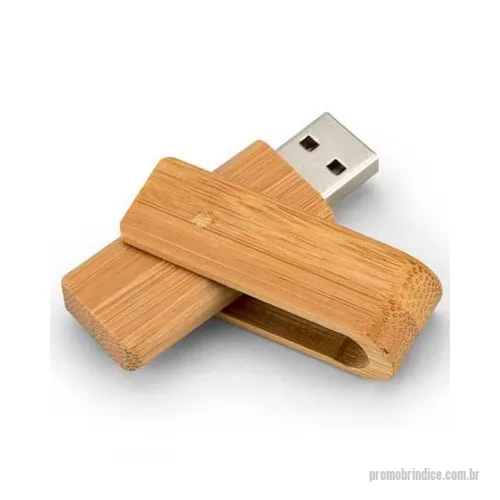 Pen Drive ecológico personalizado - Pen Drive Giratório Ecológico