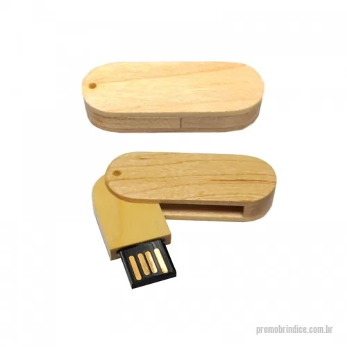 Pen Drive personalizado - Pen Drive Girat?rio Eco 4GB