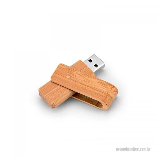 Pen Drive personalizado - Pen Drive Em Bambu 8gb Promocional