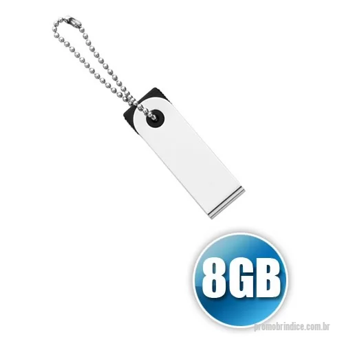 Pen Drive personalizado - Com excelente capacidade de memória, o pen drive 8GB personalizado pico A é confeccionado em material de alta qualidade, possui grande espaço para impressão de logomarca customizada, excelente custo benefício e ótimo apelo promocional. Brinde excelen