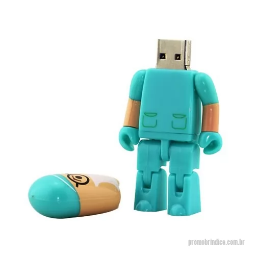 Pen Drive personalizado - É ideal para presentear clientes, colaboradores e profissionais relacionados a área de saúde. O pendrive em formato de médico possui articulações móveis, assemelhando se ao boneco lego   Dimensões: 8,5 x 3,8 x 1,4 cm Peso aproximado: 10g. Material: Plástico Capacidade: 4GB, 8GB, 16GB, 32GB e 64G USB2.0 compatível com: Android, iOS, iPhone, Laptop, Mac, PC