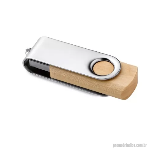 Pen Drive personalizado - Pen drive de Bambu 4 gb Personalizado, Capacidade 4GB