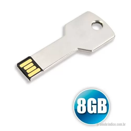 Pen Drive personalizado - Pen Drive 8gb Promocional Chave