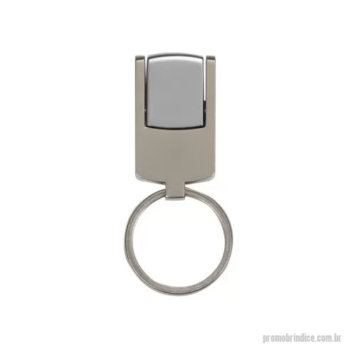 Pen Drive personalizado - Mini pen drive chaveiro 4GB/8Gb prata fosco com tampa metal brilhante, acompanha chaveiro.