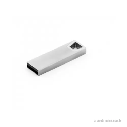 Pen Drive personalizado - Pen drive com memória COB em alumínio. Capacidade: 32GB. 12 x 37 x 5 mm
